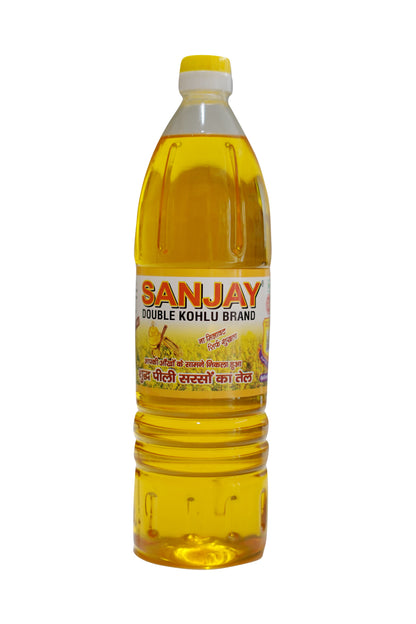 Yellow Mustard Oil ( Rajasthan seed , Edible )